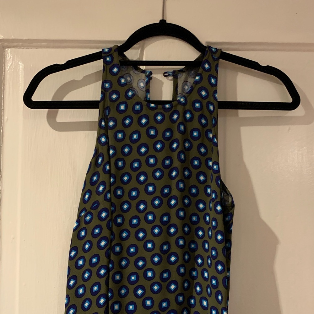 Jcrew silk racerback blouse